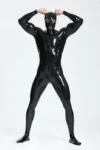 Latex Full Cover Catsuit Transparent Eyes