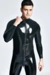 Male Mr Muscles Front-zip Latex Catsuit