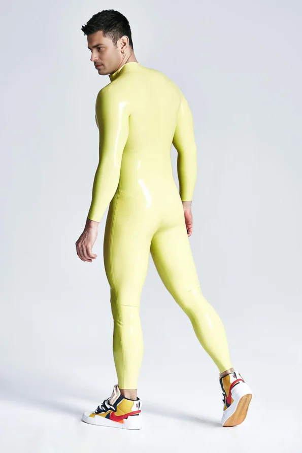 Male Mr Muscles Front-zip Latex Catsuit