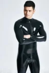 Male Mr Muscles Front-zip Latex Catsuit