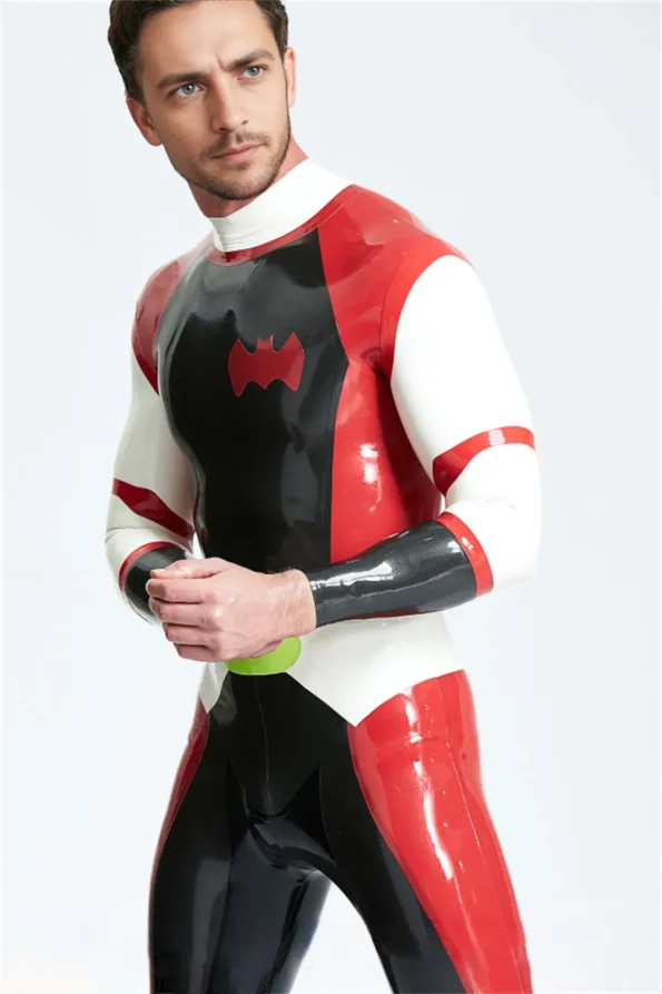 Male Cdr Batwing Back Zip Catsuit