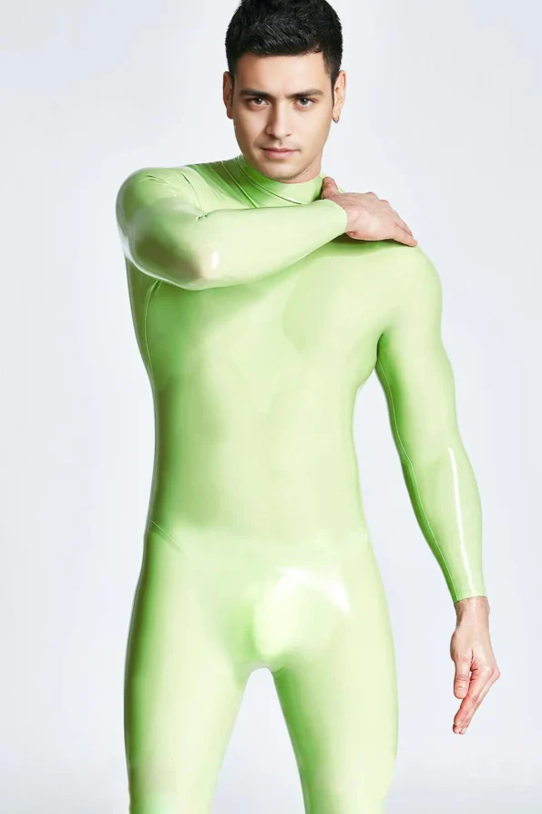 Male Sleekness Basic Neck Entry Latex Catsuit