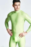 Male Sleekness Basic Neck Entry Latex Catsuit