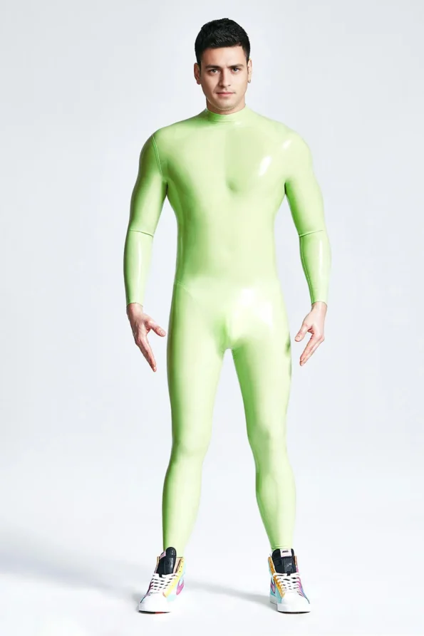 Male Sleekness Basic Neck Entry Latex Catsuit