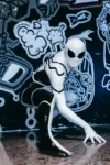 Male White Steppe Spidey Catsuit