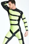 Male Strapper Rubber Catsuit