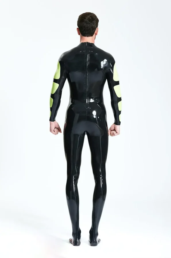 Male Strapper Rubber Catsuit