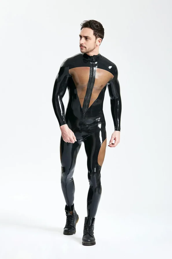 Male Dome Delusion Front Zipper Catsuit