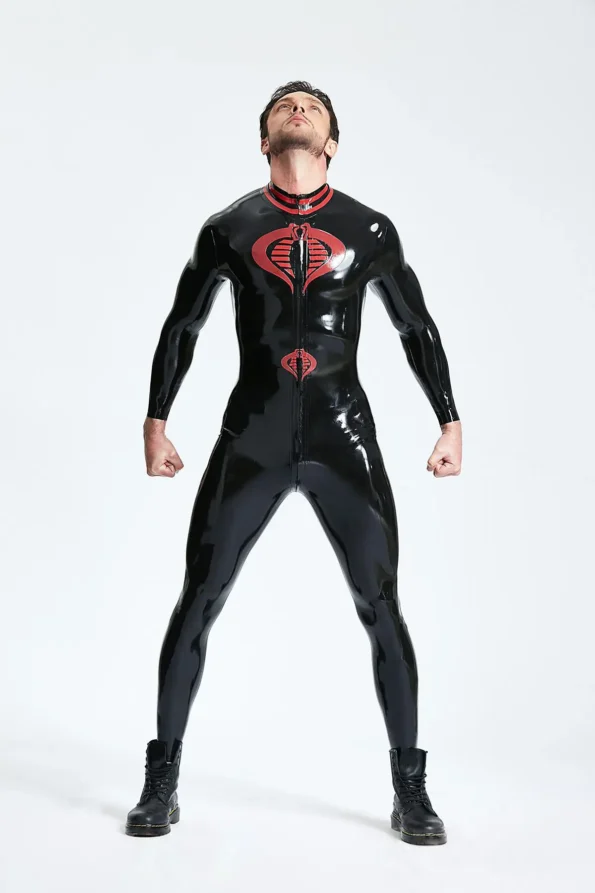 Male Symbolic Front Through-Zip Catsuit