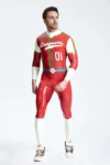 Male Leaguers Baseball Look Shoulder Zip Catsuit