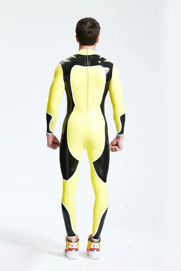 Male Galactica Back Zip Catsuit