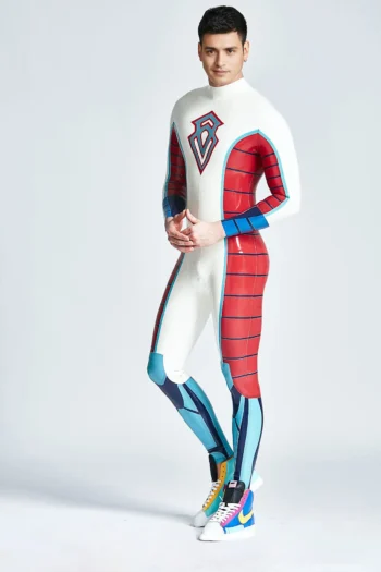 Male Diamond Duke Back Zipper Catsuit