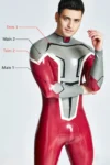 Male Dynamo Back Zipper Catsuit