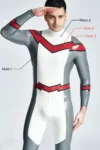 Male Firebolt Back Zipper Catsuit