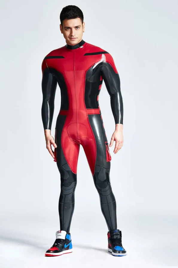 Male Safari Adventurer Back Zipper Catsuit