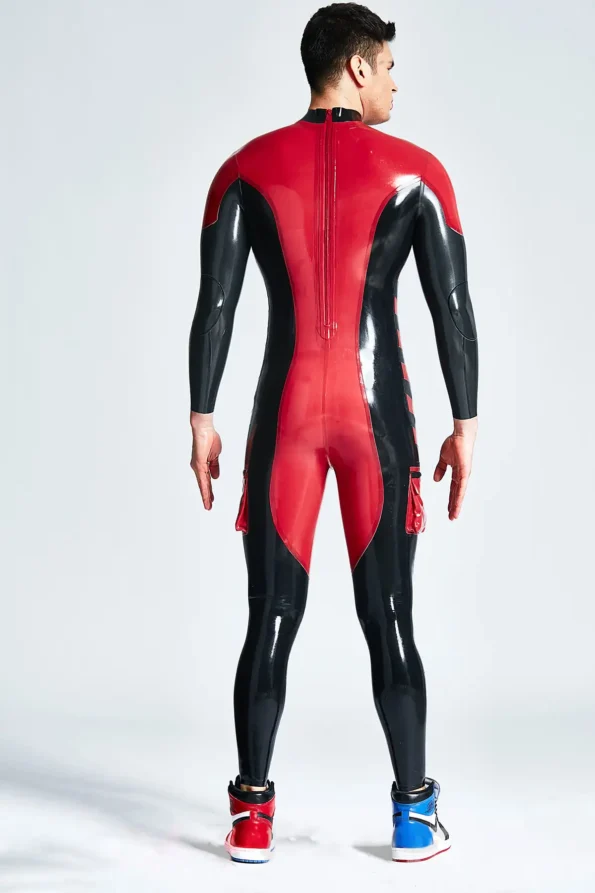 Male Safari Adventurer Back Zipper Catsuit