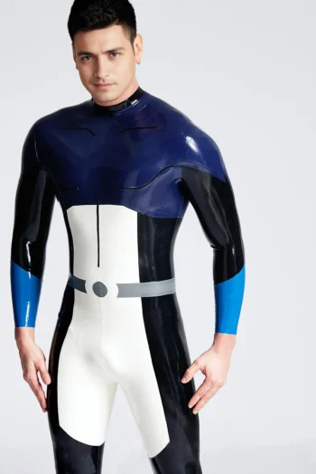 Male Skylar Back Zipper Catsuit