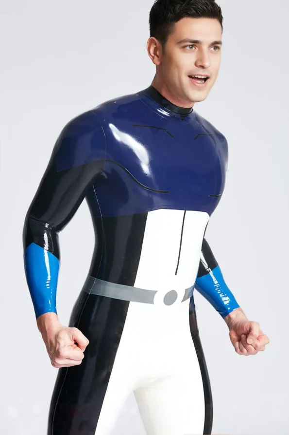 Male Skylar Back Zipper Catsuit