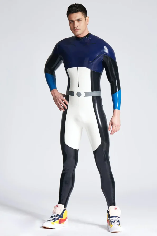 Male Skylar Back Zipper Catsuit