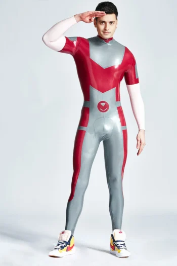 Male Victorious Back Zipper Catsuit