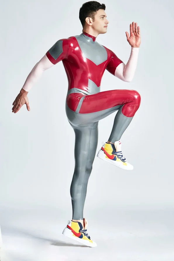 Male Victorious Back Zipper Catsuit