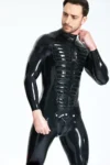 Male Zipless Pouch-front Neck Entry Catsuit