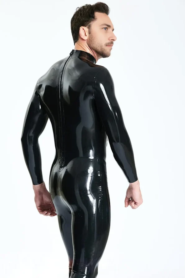 Male Muscle Chest Codpiece Catsuit