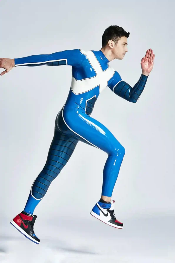 Male X-Treme Back Zipper Catsuit