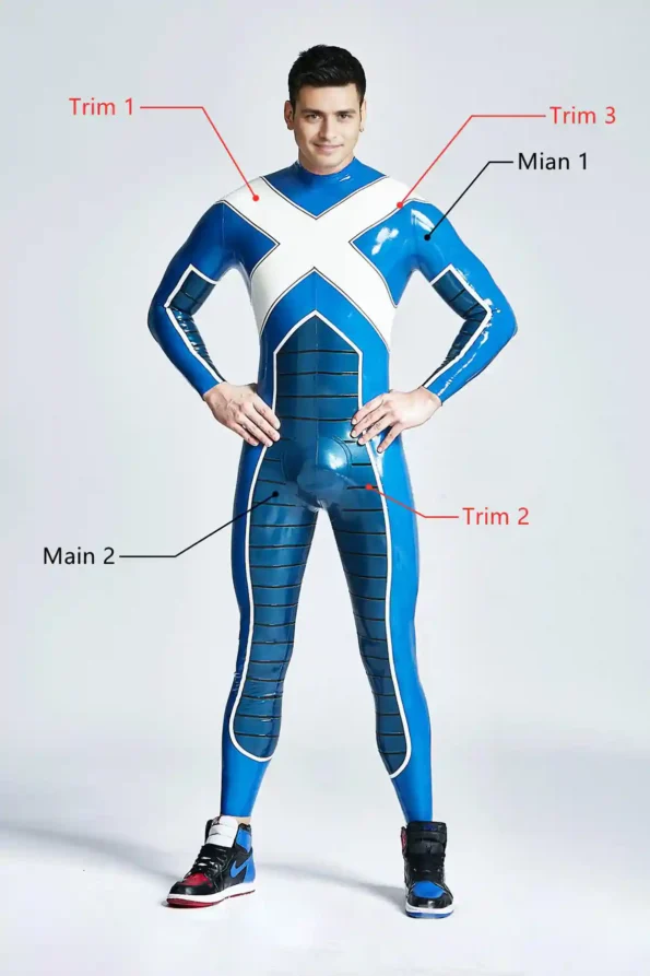 Male X-Treme Back Zipper Catsuit