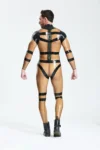 Male Harnessed Translucent Catsuit