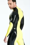 Male Zig-Zag Latex Catsuit