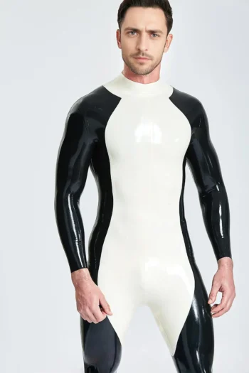 Male Pup Back Zip Catsuit