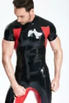 Male Contrast Strips Catsuit