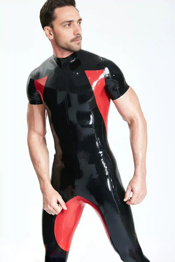 Male Short-sleeved Sporty Catsuit