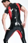 Male Short-sleeved Sporty Catsuit