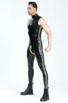 Male Sleeveless Codpiece Muscle Catsuit