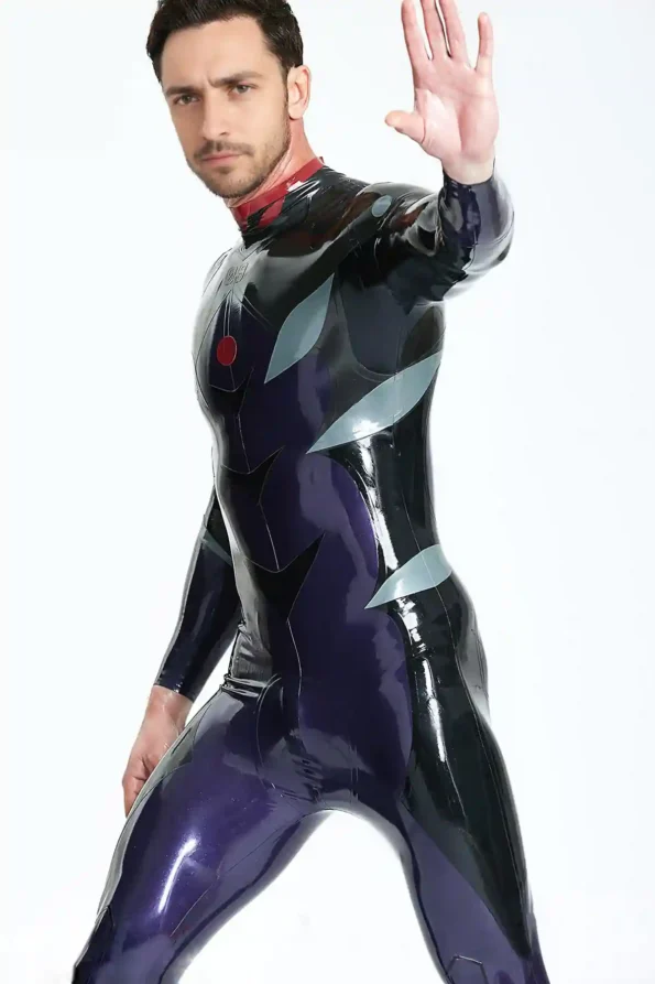 Male Galactic Nebular Catsuit With Feet