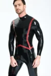 Male Galactic Nebular Catsuit With Feet