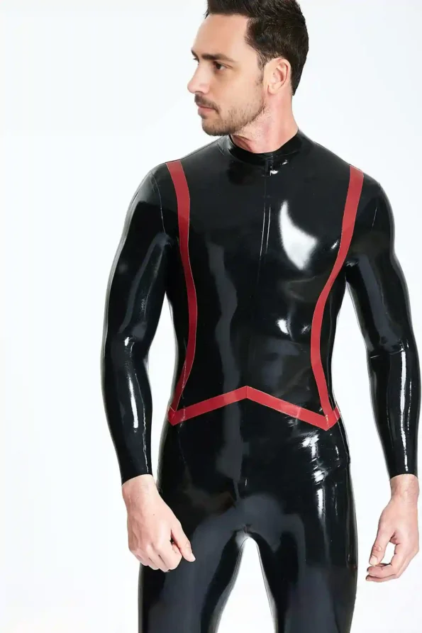 Male Fishtail Stripe Catsuit