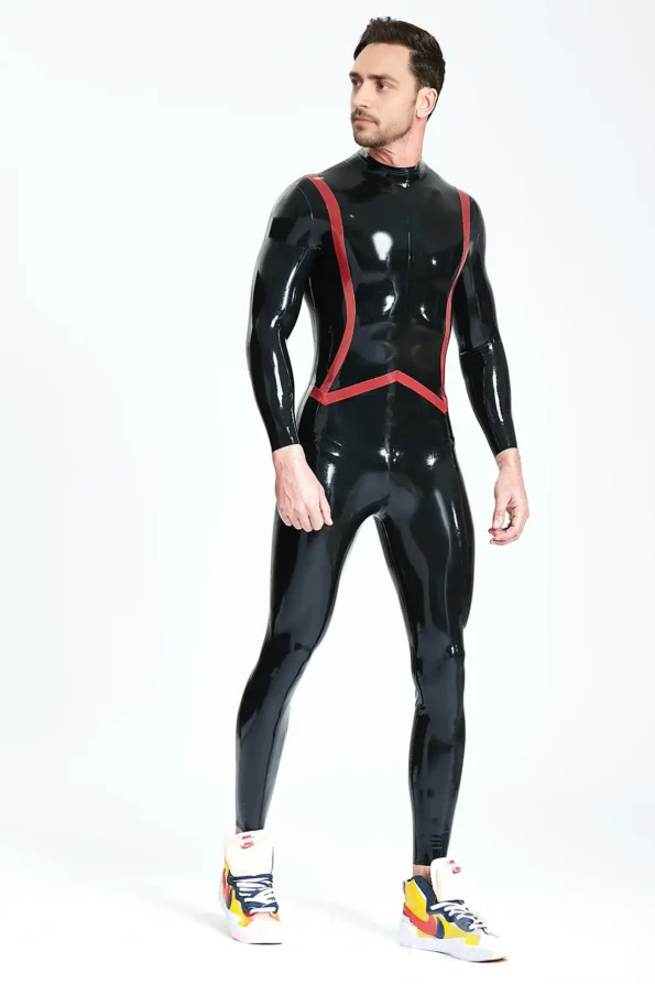 Male Fishtail Stripe Catsuit