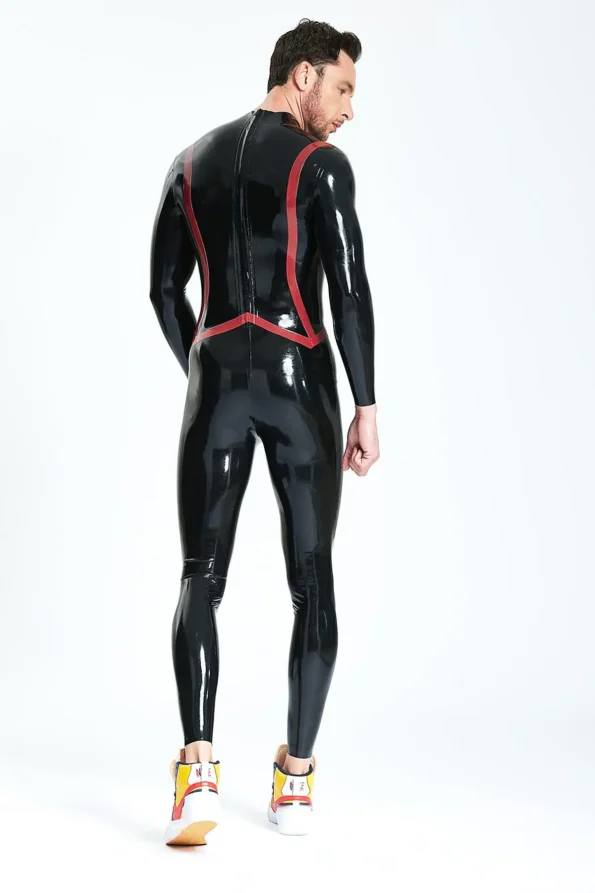 Male Fishtail Stripe Catsuit