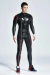 Male Diamond Dude Front Through-Zipper Catsuit