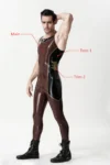 Male Flavius Singlet Style Zipper-less Catsuit