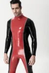 Male Platinium Latex Catsuit