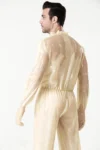 Male Frivolous Translucent Play Suit