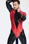 Male Devil-May-Care Inflated Tail Catsuit