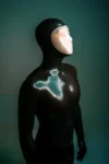 Male Eyes-entry Zipperless Gimp Latex Catsuit