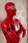 Male Spidey Two Latex Costume Catsuit