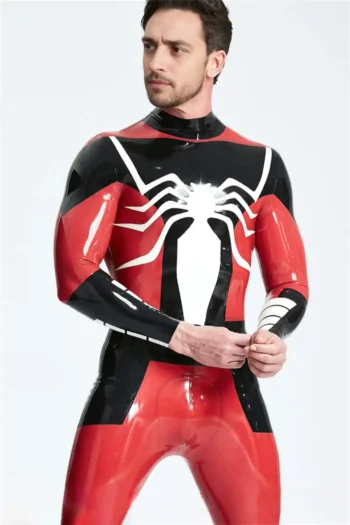 Male Arachnid Back Zip Catsuit