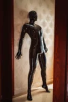 Male Stealth Two-pieces Fully-Enclosed Catsuit